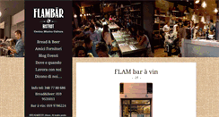 Desktop Screenshot of flambarbistrot.com