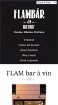 Mobile Screenshot of flambarbistrot.com